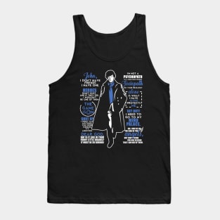 Sherlock Holmes Quotes Tank Top